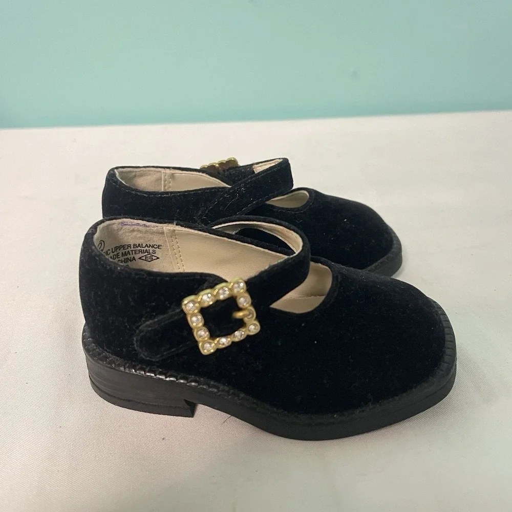 Girls Black‎ Casual Shoes Honor Size Infant 2